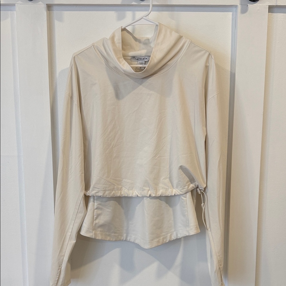 ATHLETA Whistler Hybrid top - cream white